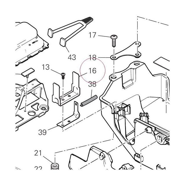 Bracket, fuse box 8291D111A