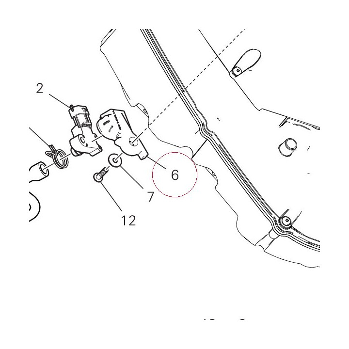 Mount rubber 8291D521B