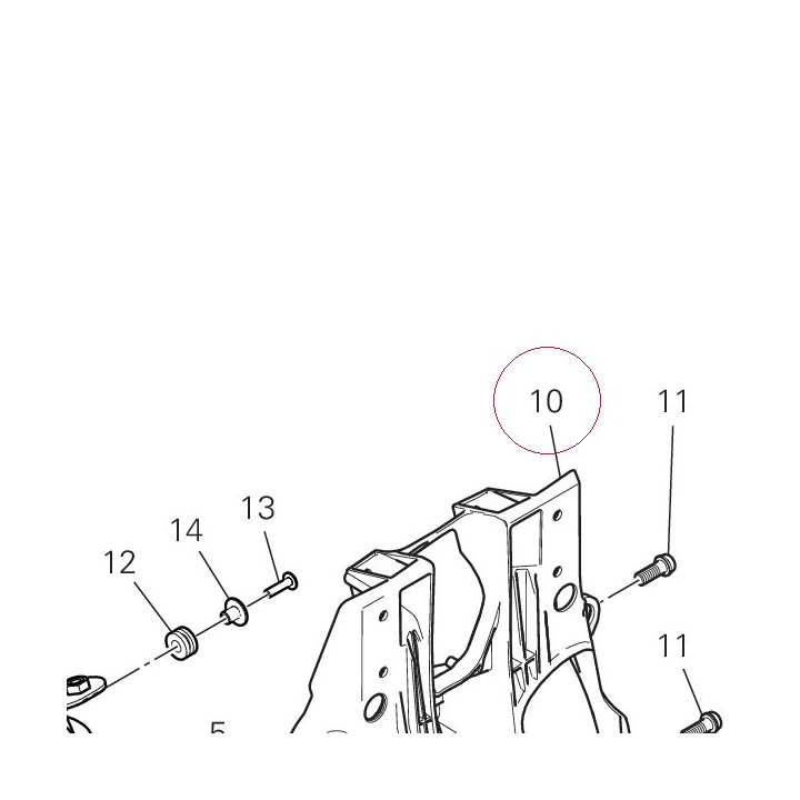 Bracket, headlight 8291D723AB