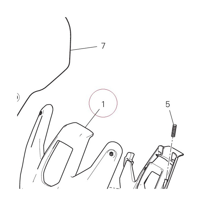 Stay, windshield 8291D752D