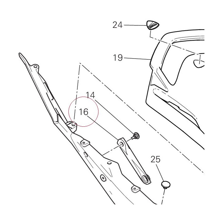 Bracket, front 8291D803A