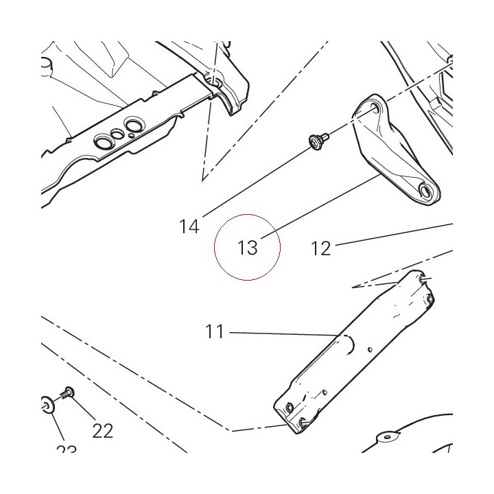 Bracket, front 8291D812A