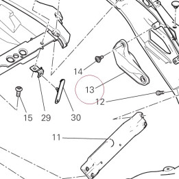 Bracket, front 8291D813A