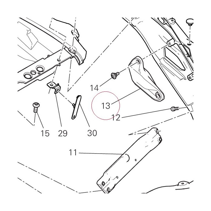 Bracket, front 8291D813A