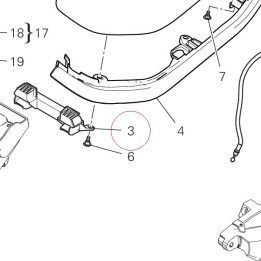 Seat support 8291D831B