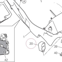 Bracket, connector 8291D921A