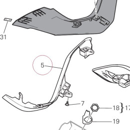 Seat support 8291D981B