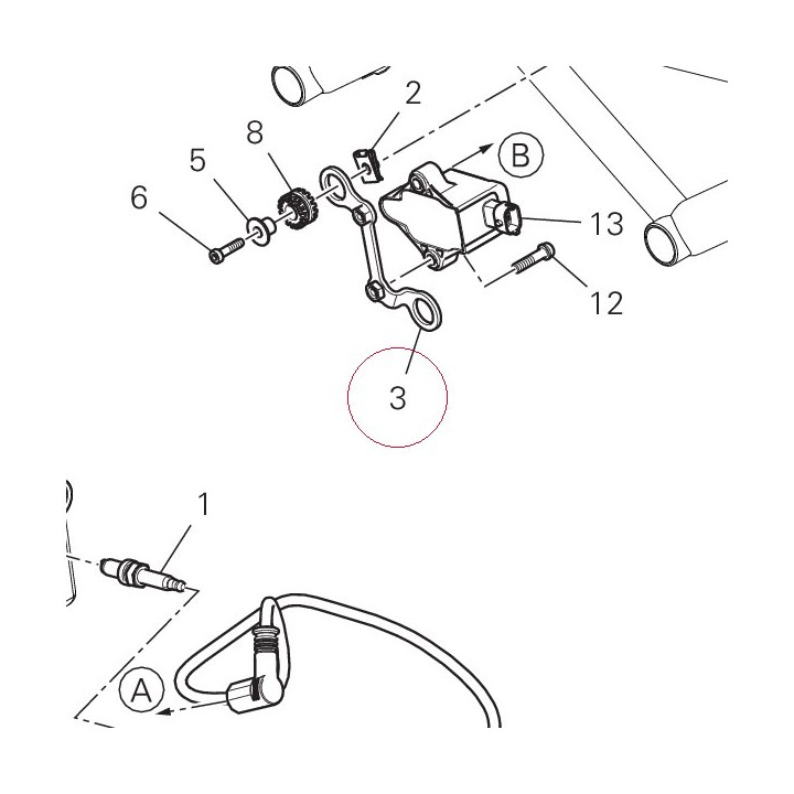 Bracket, coil 8291E091AA