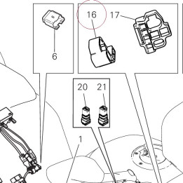 Bracket, connector 8291E101A