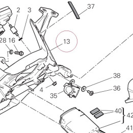 Bracket, headlight 8291E183AA