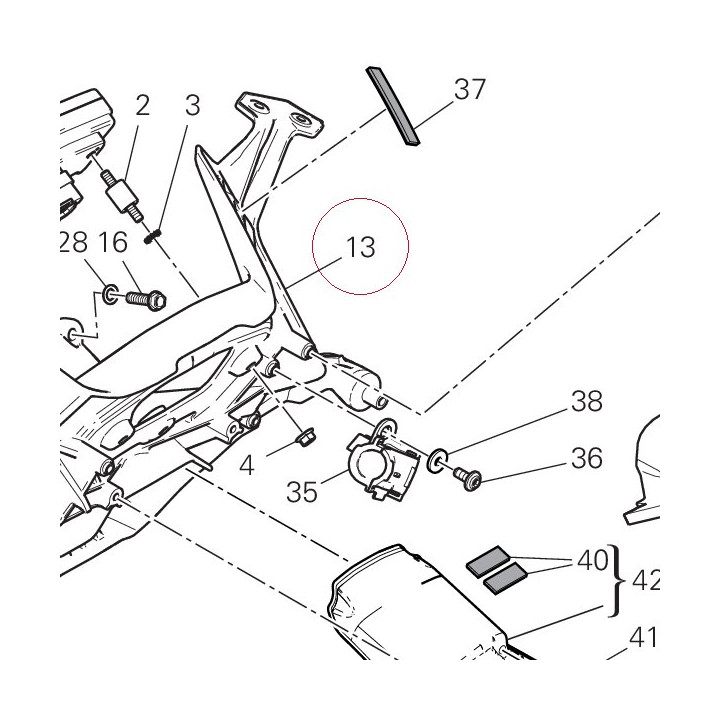 Bracket, headlight 8291E183AA