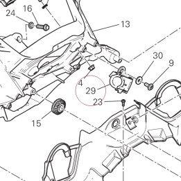 Guide, cable 8291E511A
