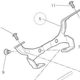 Healdight fairing support 8291E581BA