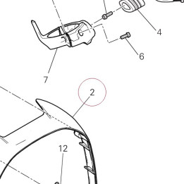 Bracket, headlight 8291E951AA