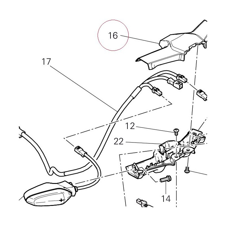 Bracket upper 8291F211A