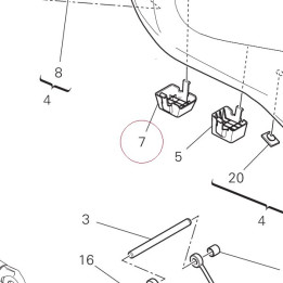 Seat support 8291F671A
