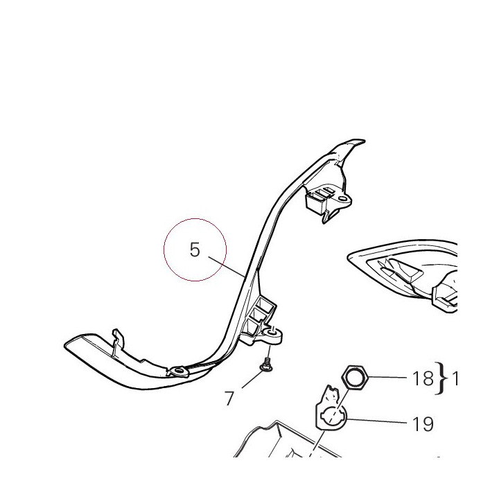 Seat support 8291G071A