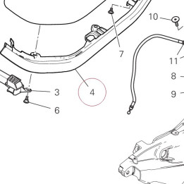 Seat support 8291G081A