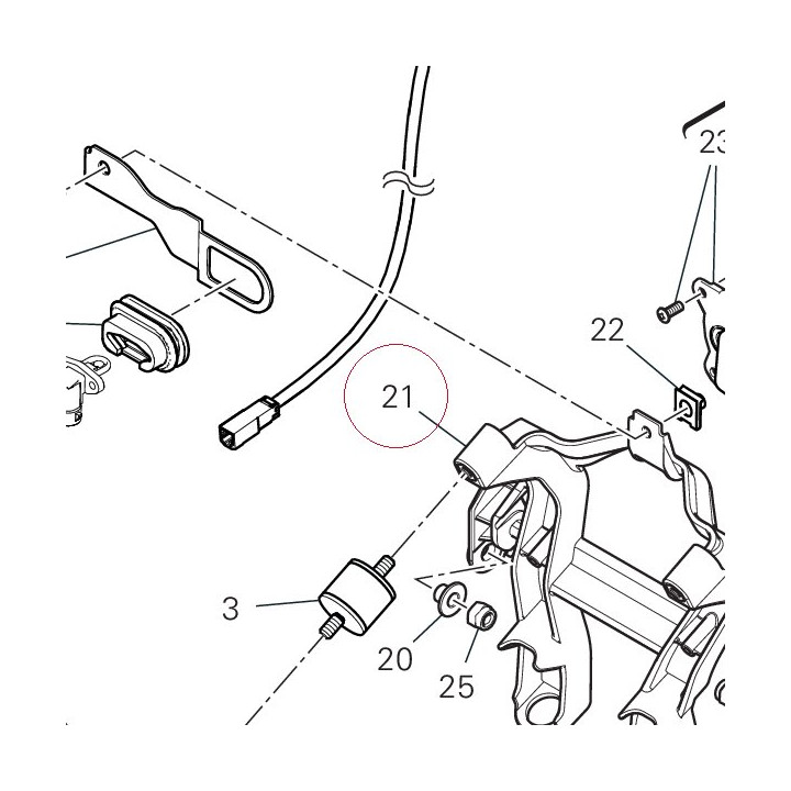 Headlight bracket 8291G241B
