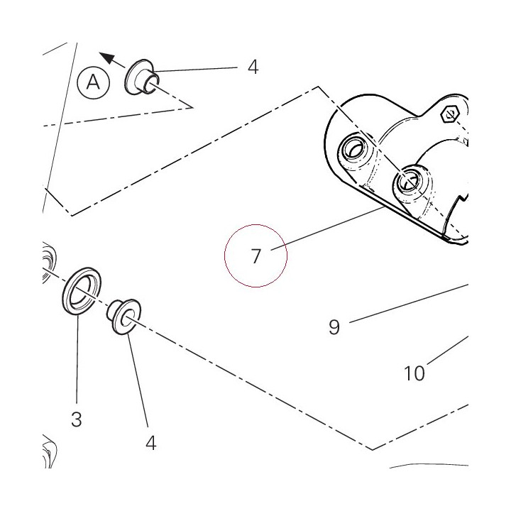 Tank support 8291G261A