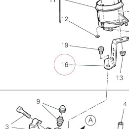 Bracket, brake fluid tank 8291G351AA