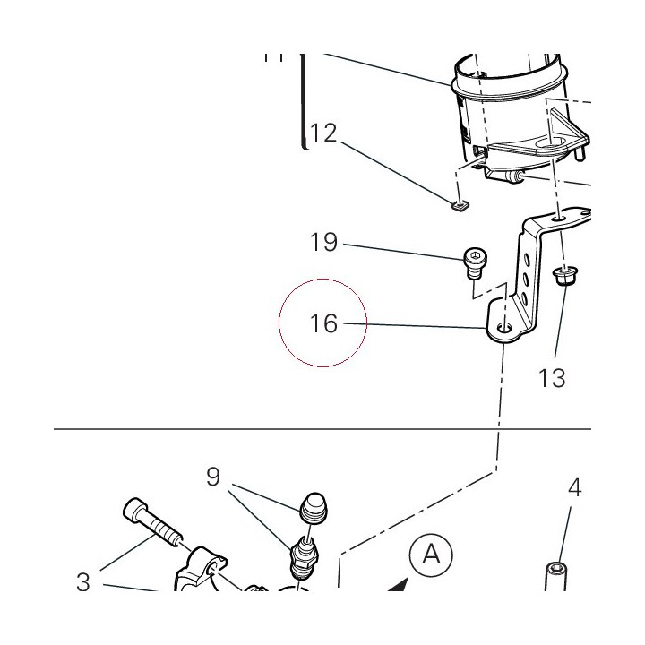 Bracket, brake fluid tank 8291G351AA