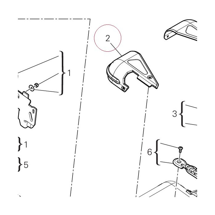 Right cover 8291G641A