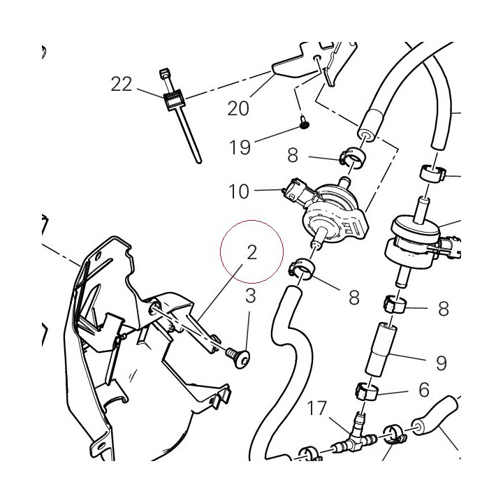 Bracket, canister 8291G771A