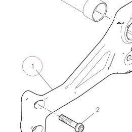 Left holder 8291G831BA