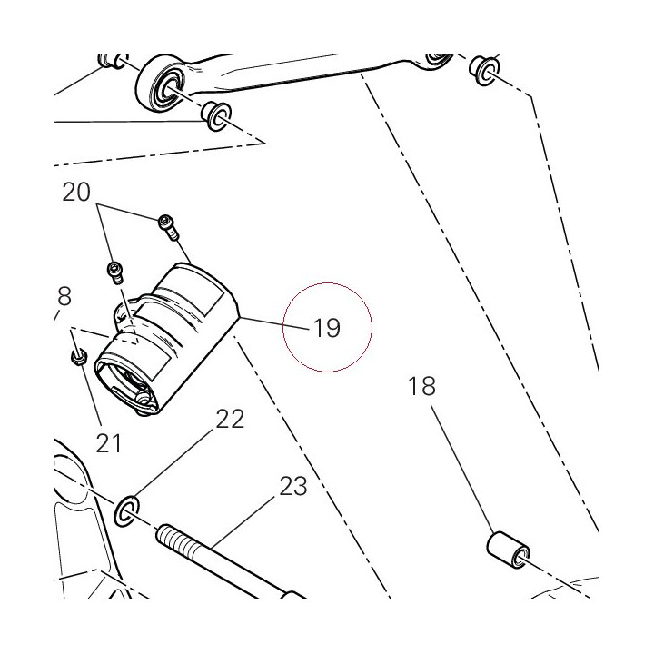 Tank support 8291H122A
