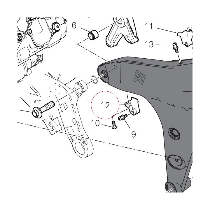 Bracket, fairing 8291M071A