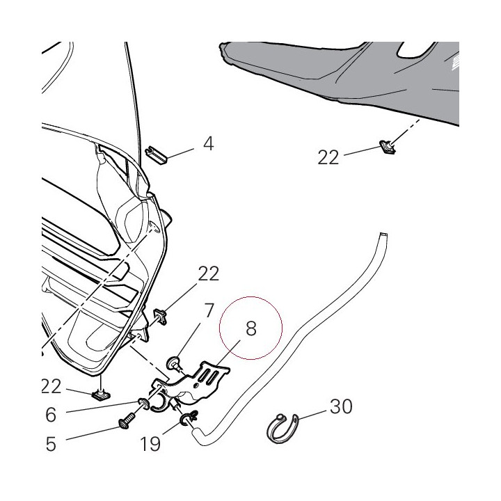 Holder 8291M991A