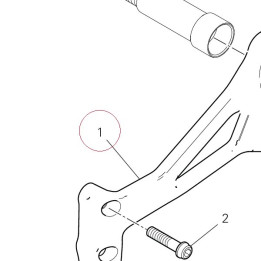 Left holder 8291N621AB