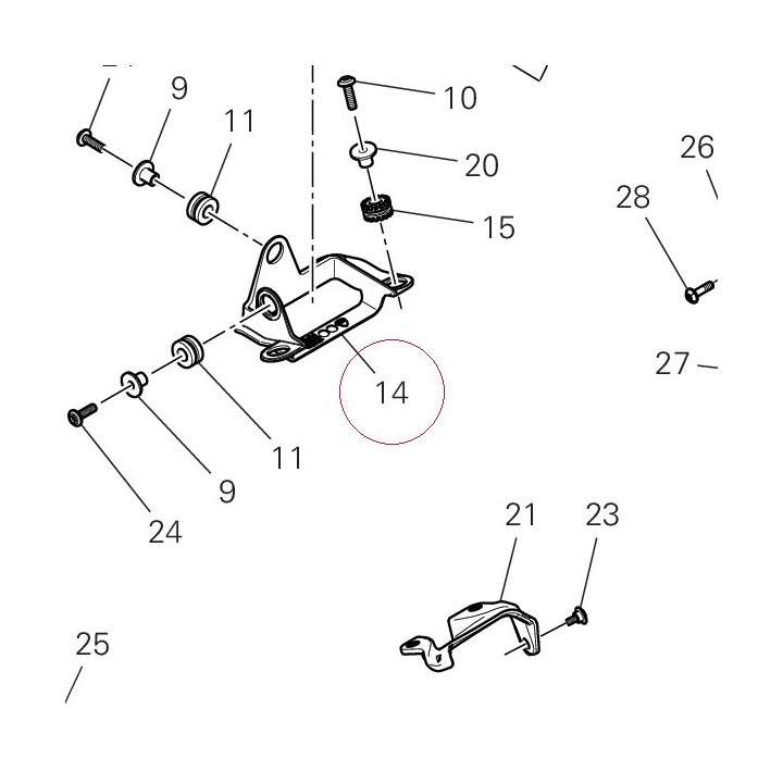 Holder ABS 8291T601A