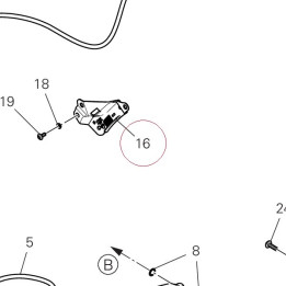 ABS pipe support 8291T611A