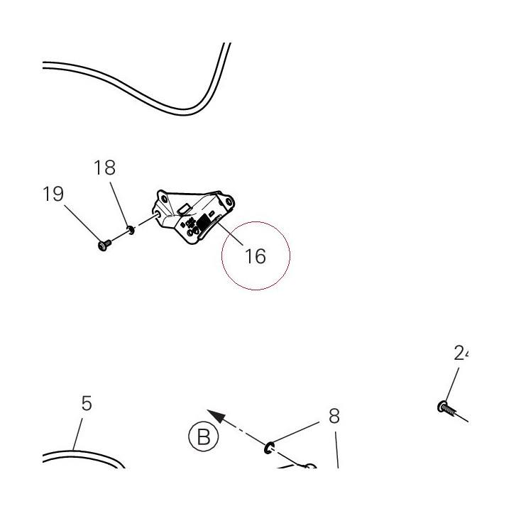 ABS pipe support 8291T611A