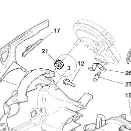 Bracket, headlight right 82923693B