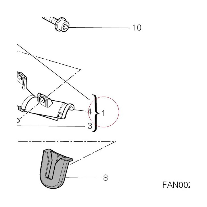 Head-light support 82929891A
