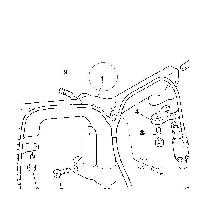 Injectors holder 83012191A