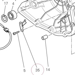 Cable guide 83012351A