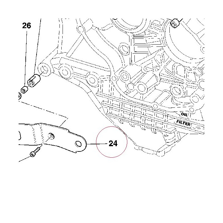 Right bracket 83012611A
