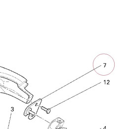Bracket, fuel tank right 83012791A