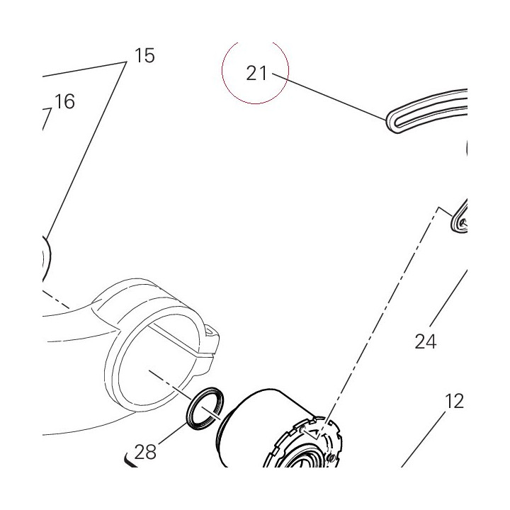 Bracket, splash cover 83012821B