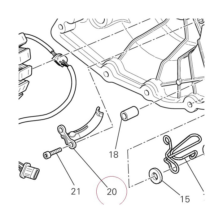 Clamp, wire 83012841A