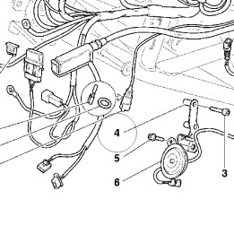 Bracket, horn 83012901A