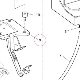 Bracket, battery 83013961A