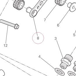 Brace, radiator 83014041A
