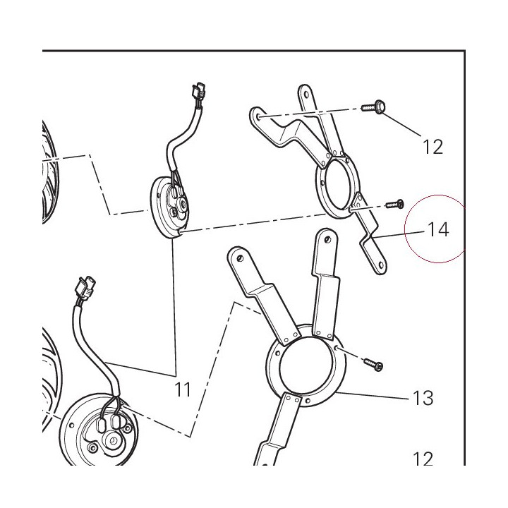 Right bracket 83014201A