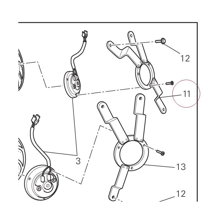 Right bracket 83014201B