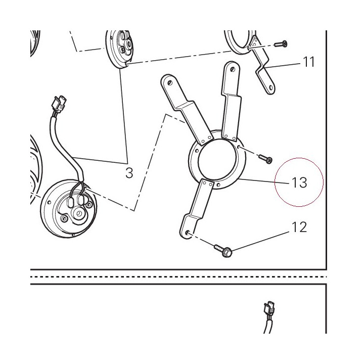 Left bracket 83014211B